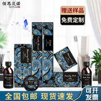 Hotel disposable toiletries set high-end disposable toothbrush hotel special toothpaste slippers full homestay