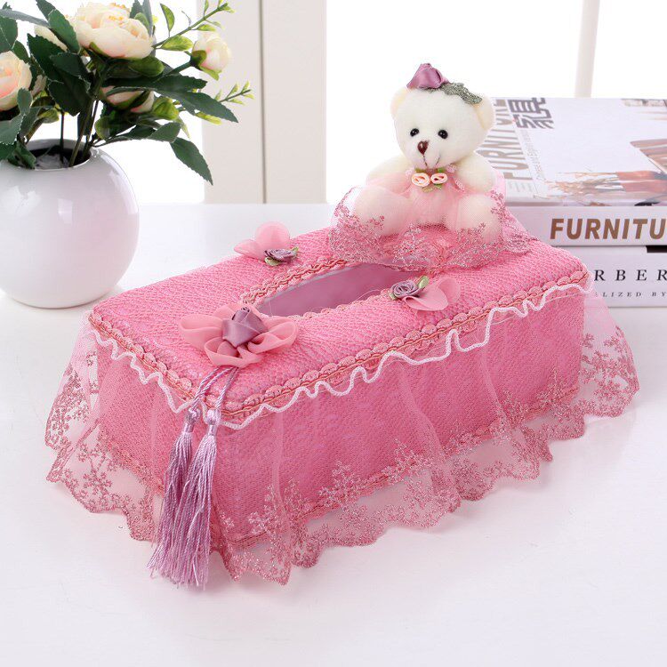 Car in car cuddly creative plush sanitary paper box On-board Living-room Box Towels for home Living Room