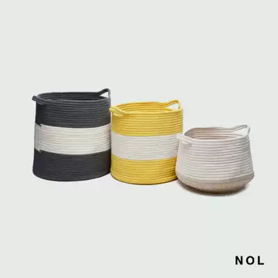NOL original cross cotton woven storage bag home travel portable storage bag environmental protection clothing bag