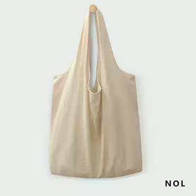 NOL shoulder Japanese canvas bag 2021 spring and summer literature simple shoulder lazy wind students large capacity cloth bag women