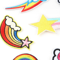  Adhesive ironing embroidery cloth stickers Cartoon fruit plant scenery decoration patch stickers Clothes(single shot not)