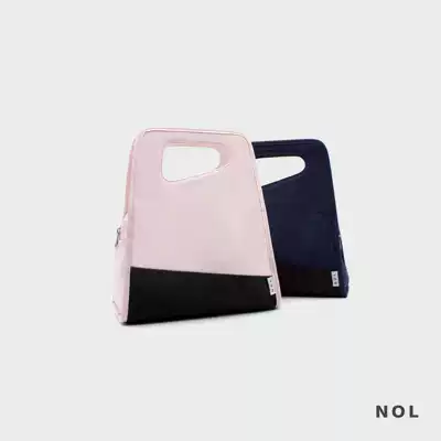 NOL simple environmental protection thermal insulation waterproof handbag lunch bag canvas lunch bag lunch bag handbag hand carrying mommy bag