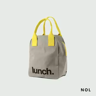 NOL environmental protection foreign trade fashion simple cotton lunch bag Bento bag Bento bag portable bag Zipper bag