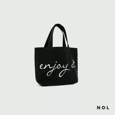 NOL eco-friendly cotton cute printed lunch lunch bento belt portable bag lunch box lunch bag lunch belt