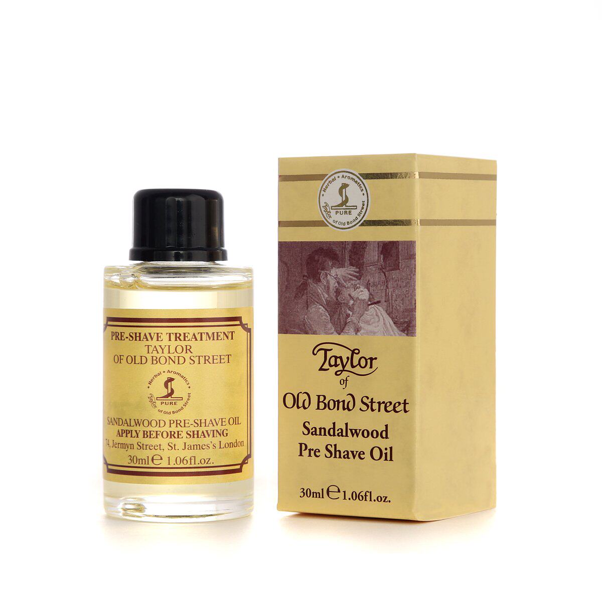 Taylor of Old Bond Street Sandalwood Shaving Oil Softens Beard before Shaving 30ml
