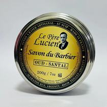 France Le pere Lucien OUD SANTAL tallow shea butter mens shaving soap 200g