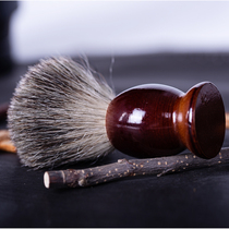 Grandslam badger hair shaving brush soft wool solid wood shaving brush foam brush travel beard brush