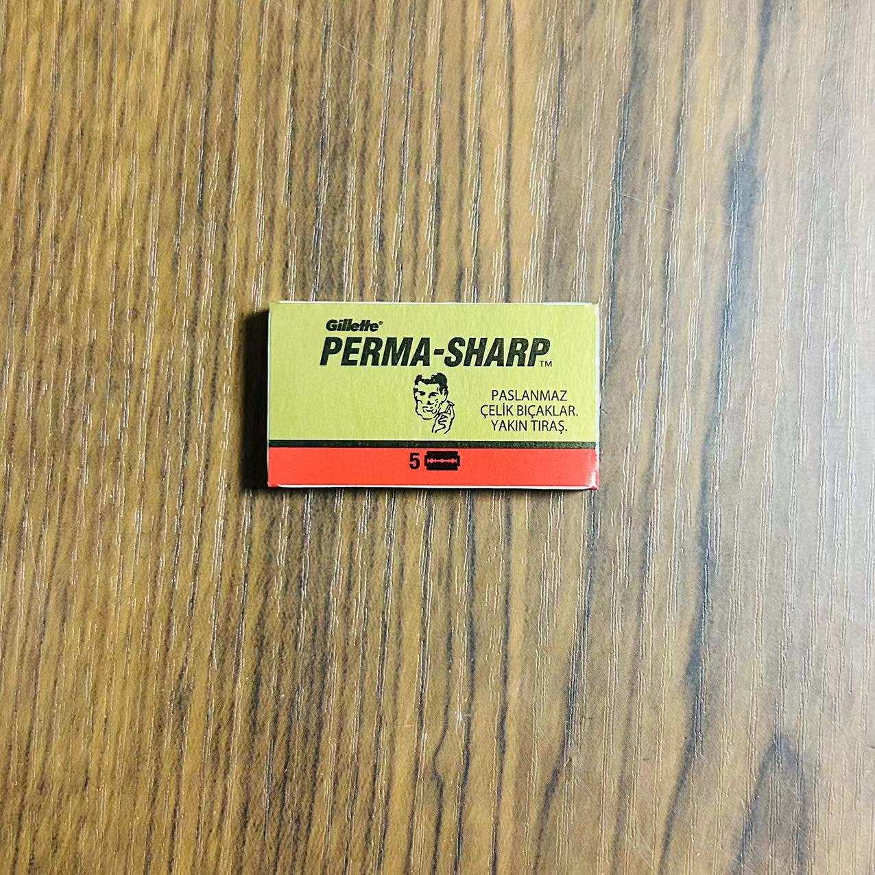 Perma-sharp men's razor blades 5-pack! double-edged design + stainless ...