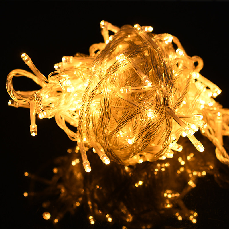 led star lights small colored lights flashing lights string full of star lights curtain lights ice strip lights waterfall lights hanging lights decorative lights