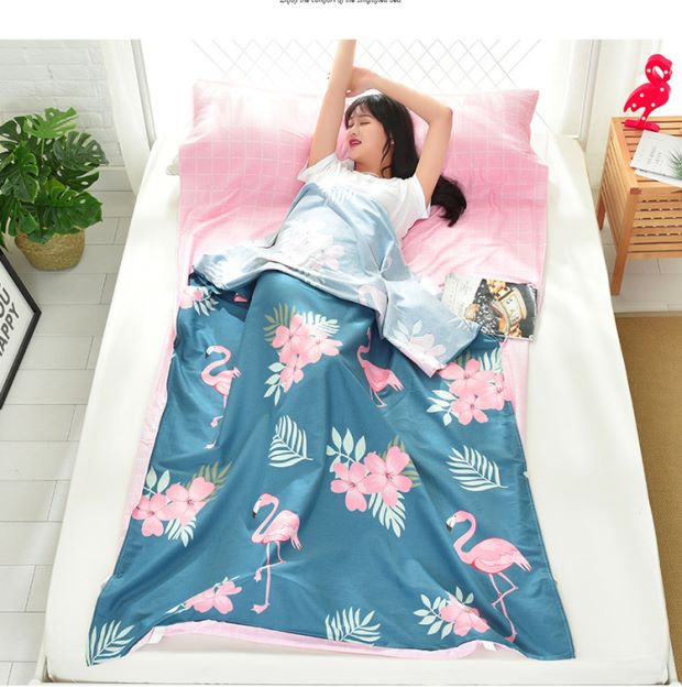 Túi cotton cô lập túi ngủ khách sạn bốn mùa cotton trên tấm vải du lịch chống bẩn chăn - Túi ngủ túi nhộng cho bé