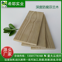 Manufacturer Supply Depth High Pressure True Corrosion Protection Finnish Wood Outdoor Floor Balcony Special 30 years of anti-corrosive commitment