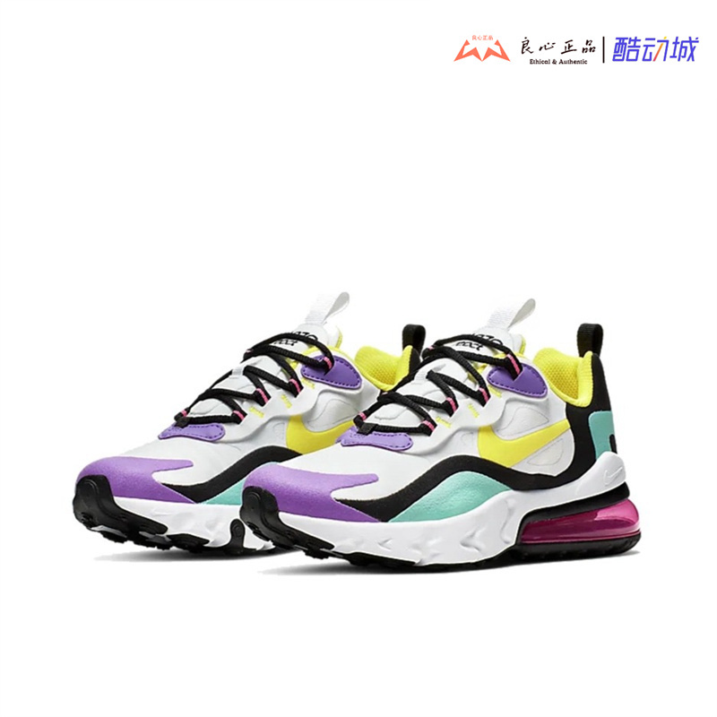 Nike Nike Air Max 270 React Women's Large Cushion Sports and Leisure Running Shoes At6174-101