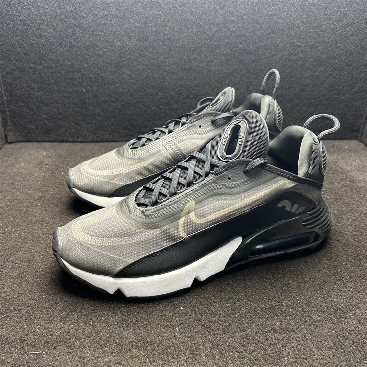 Nike Nike Air Max 2090 Black and White Men's Air-Cushioned Breathable Running Shoes Cw7306-001