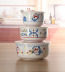 hộp cơm hâm nóng bằng điện Sáng tạo Doraemon Gốm sứ Lò vi sóng Hộp ăn trưa đặc biệt Bát tươi Mì ăn liền Cup Cartoon Soup Bát Con dấu Cover Hộ gia đình - Hộp cơm điện sưởi ấm 	hộp cơm điện cầm tay Hộp cơm điện sưởi ấm