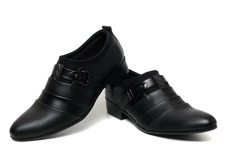 Mazefeng 2018 New Summer Men Dress Shoes Wear-resisting Men Leather Shoes British Style Male Business Shoes Slip-on Pointed Toe