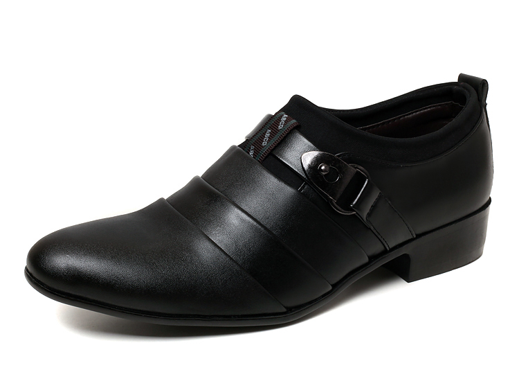 Mazefeng 2018 New Summer Men Dress Shoes Wear-resisting Men Leather Shoes British Style Male Business Shoes Slip-on Pointed Toe