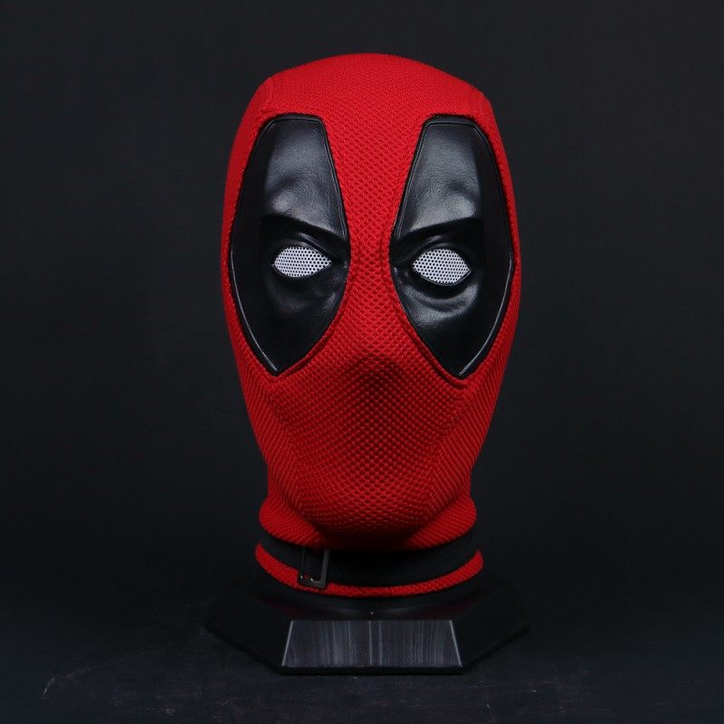 Deadpool headgear around cos Comic show props Mask hood Nylon cloth restore Halloween funny and funny