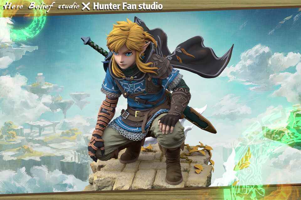 Hero Belief X Hunter Fan 1/6 The Legend of Zelda Link Painted