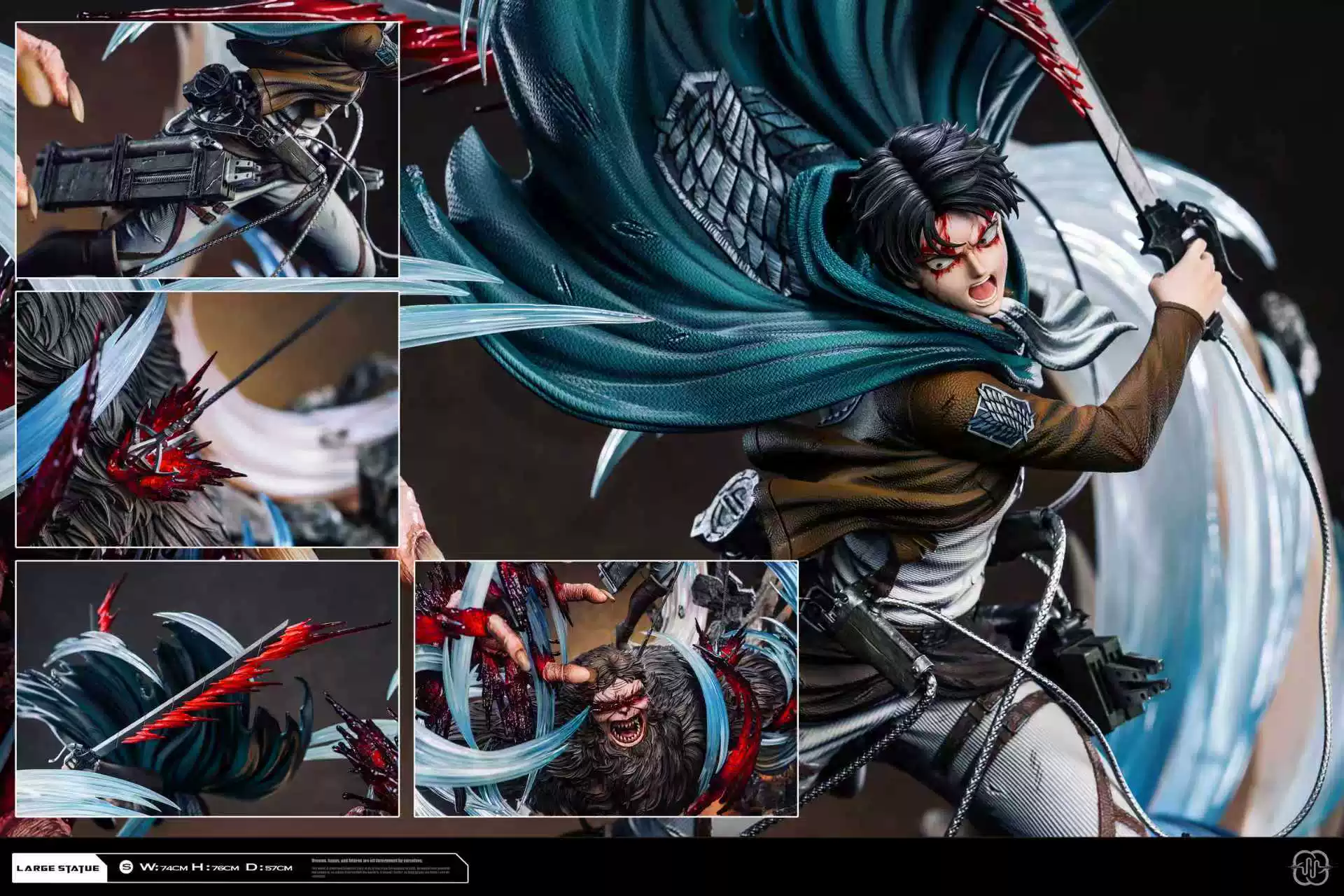 [1991 Spot] Hertz Captain 2.0 Levi Attack on Titan Limited Edition Statue