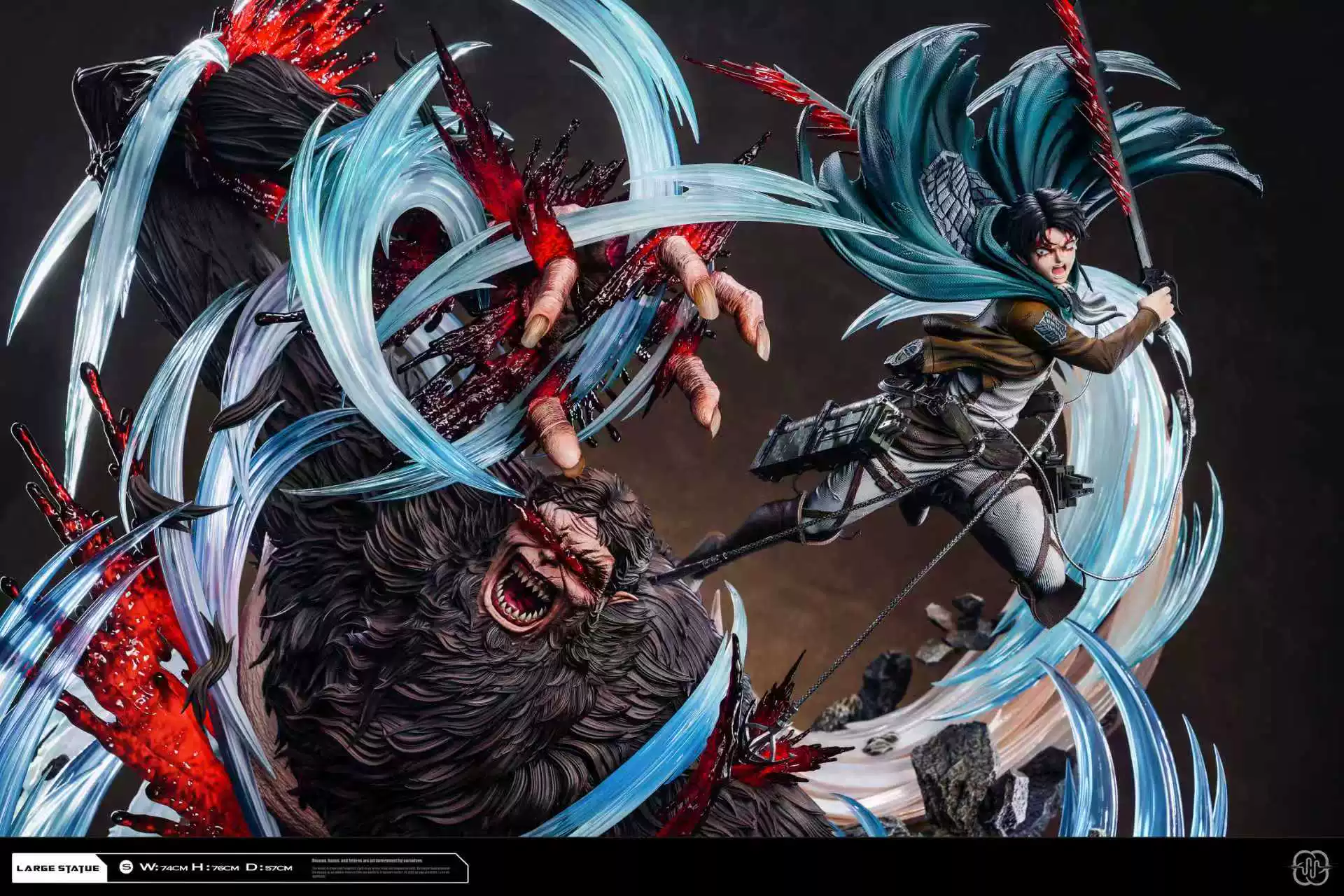 [1991 Spot] Hertz Captain 2.0 Levi Attack on Titan Limited Edition Statue