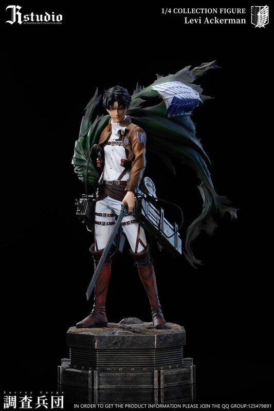 【1991 in Stock】Jr Studio Levi Ackerman & Eren Yeager Figure Statue