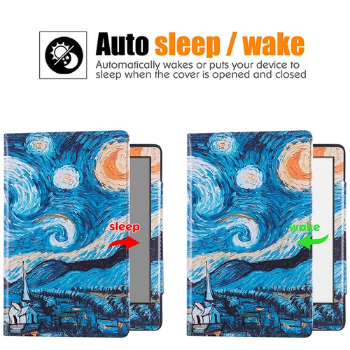 Wenshi Boox Poke 2/3/4/4S E -Book Защитная обложка POKE5/5S РАНДЕРЕННЫЙ КРЕМЕНТО