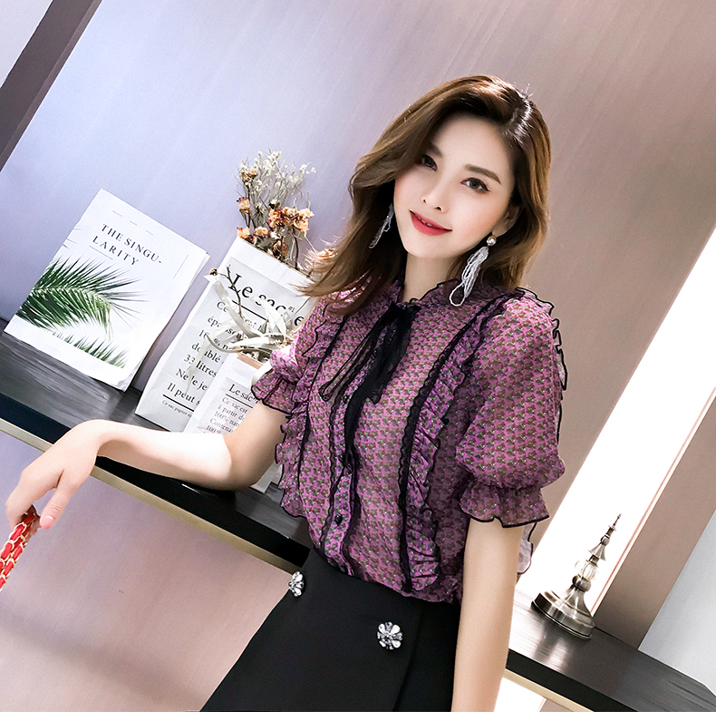 C8214 880K ÁO SƠ MI NỮ MEIRELA MÙA HÈ HỌA TIẾT HOA TRÔNG TRẺ HƠN TUỔI THỜI TRANG NỮ VẢI VOAN G03 SẢN PHẨM MỚI