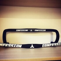 CONFESSION aluminum alloy rest handlebar dead flying bicycle road car racing bending handlebar