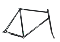PIZZ E1 steel frame black Australian bike 700CC Street frame Retro commuter dead flying frame