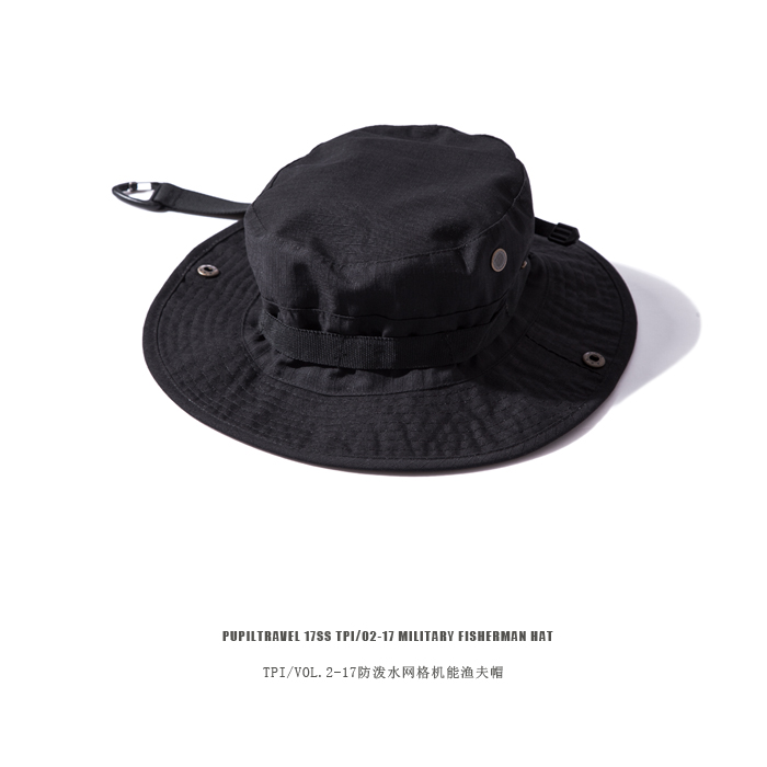 PUPILTRAVEL tpi VOL 2-17 Multi-function Quick Release CYBERPUNK Functional Fisherman Hat