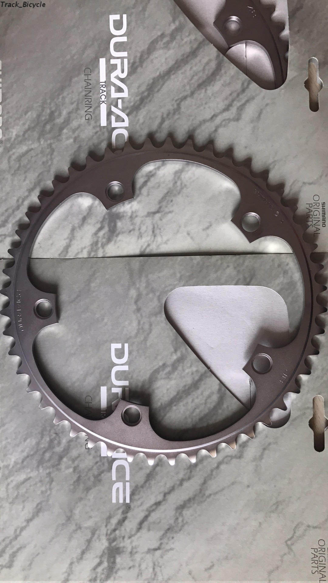 TRACK solid tooth club shimano dura ace dead fly 7710 Track 48T NJS disc