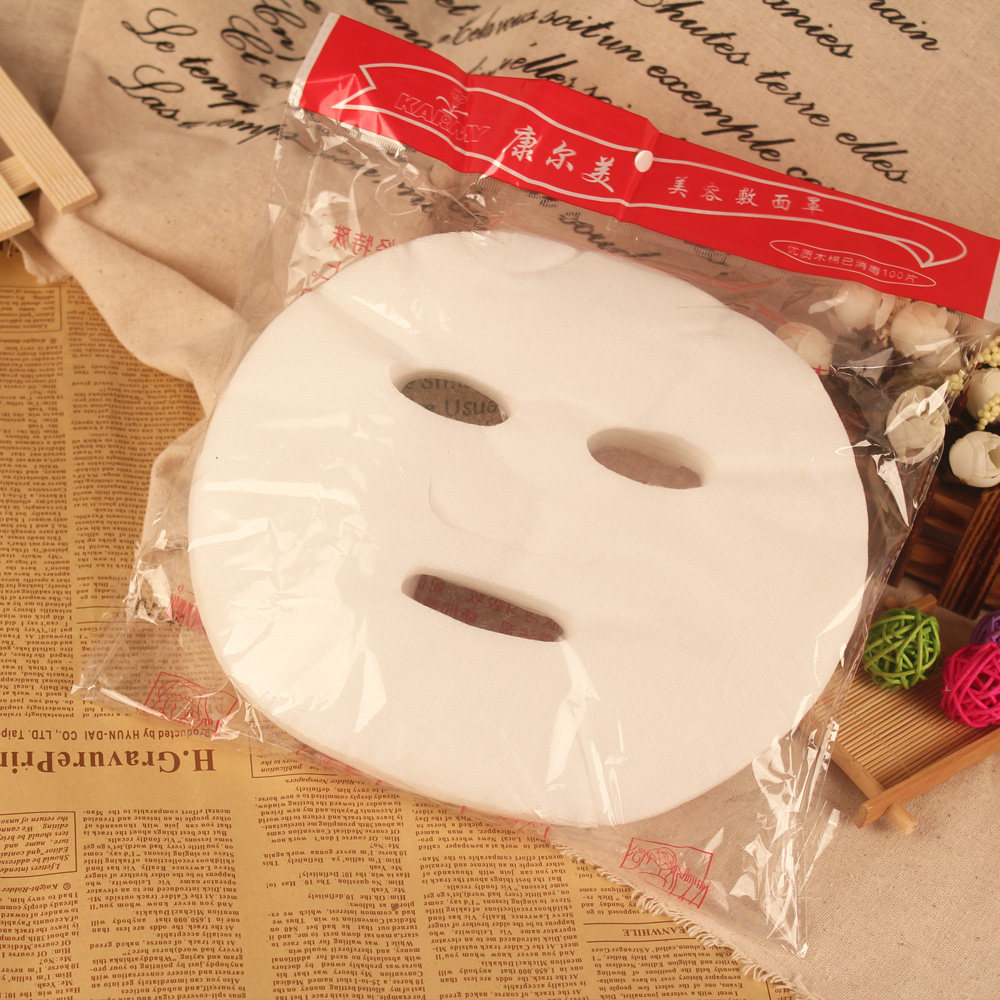 Disposable dry mask paper mask unwoven cloth ghost face mask ghost face sticker beauty salon DIY mask care tool