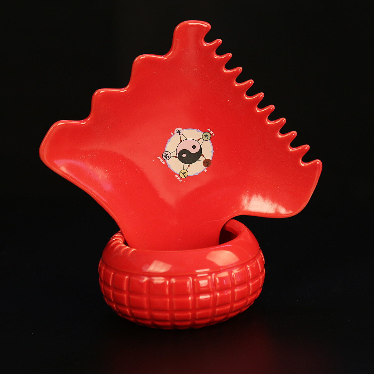 Special price scraping sheet five rows of magnetotherapy body sculpted scraping plate jar bodybuilding body sculpted plate ceramic scraping plate