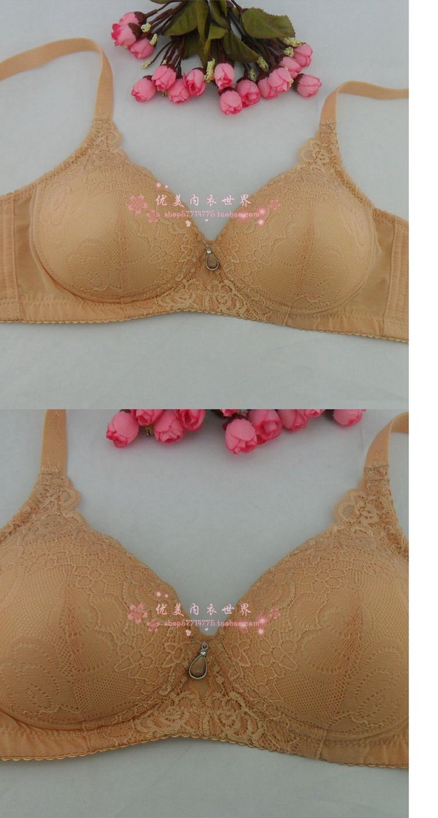 Yingying ren B cup mở rộng bên tập hợp khuôn dày mà không có vòng thép mềm ba vú phụ nữ bra đồ lót áo ngực đẹp