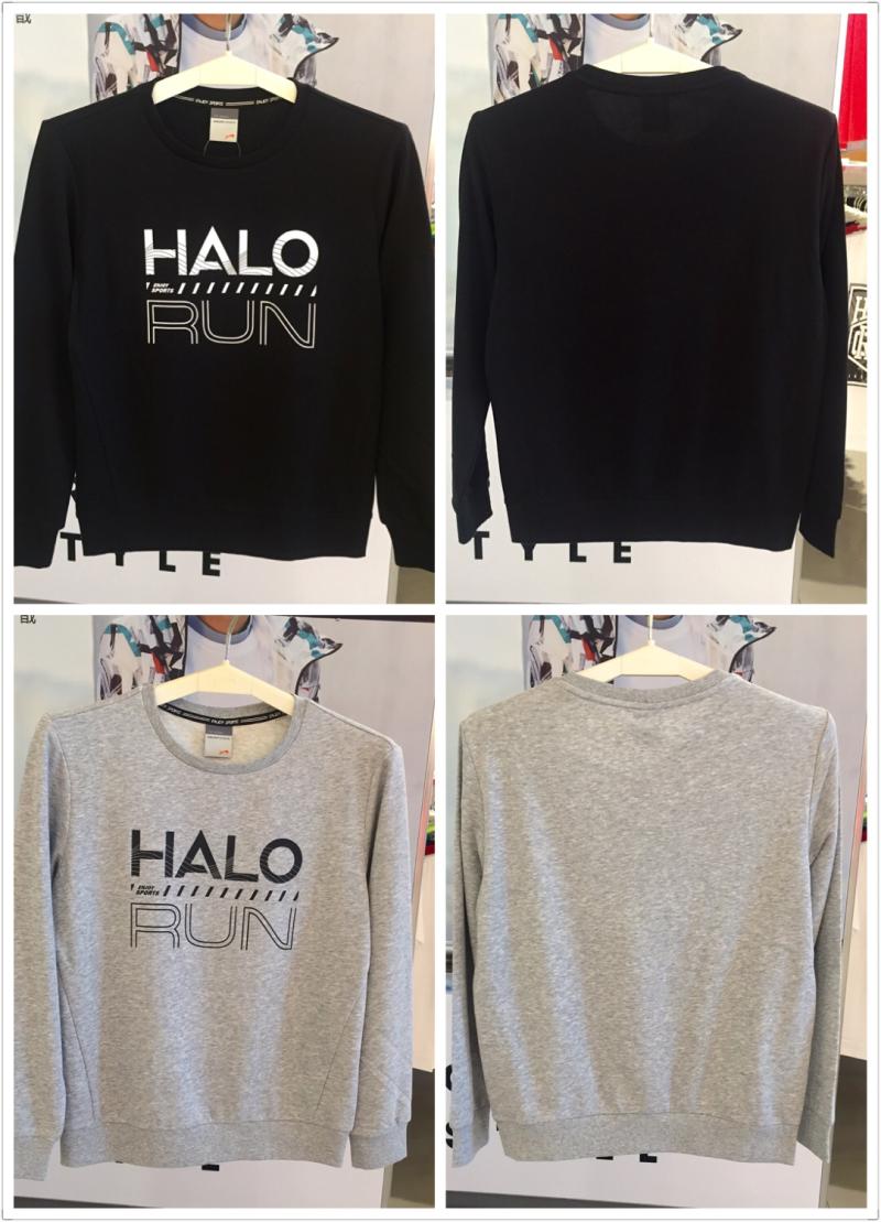 鸟 男装 2017 mùa thu mới đan áo len thể thao cổ tròn áo thun 4373135 áo sweater nữ form rộng