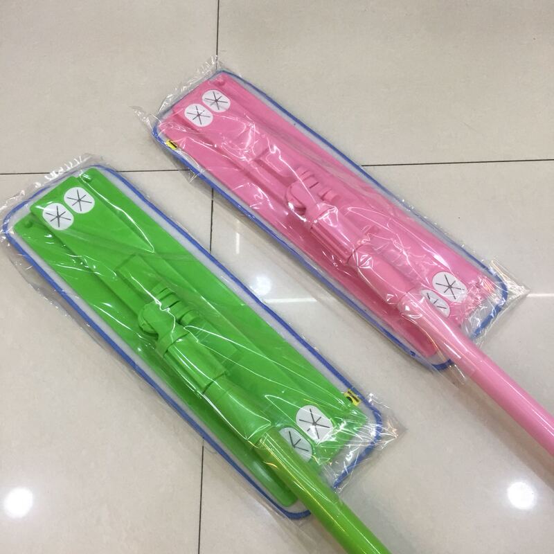 Korean Imported Greenpia Adhesive Flat Mop for Home Use, Rotating Floor Cleaning, Tile Cleaning, Green and Pink Korean Imported Greenpia Adhesive Flat Mop for Home Use, Rotating Floor Cleaning, Tile Cleaning, Green and Pink