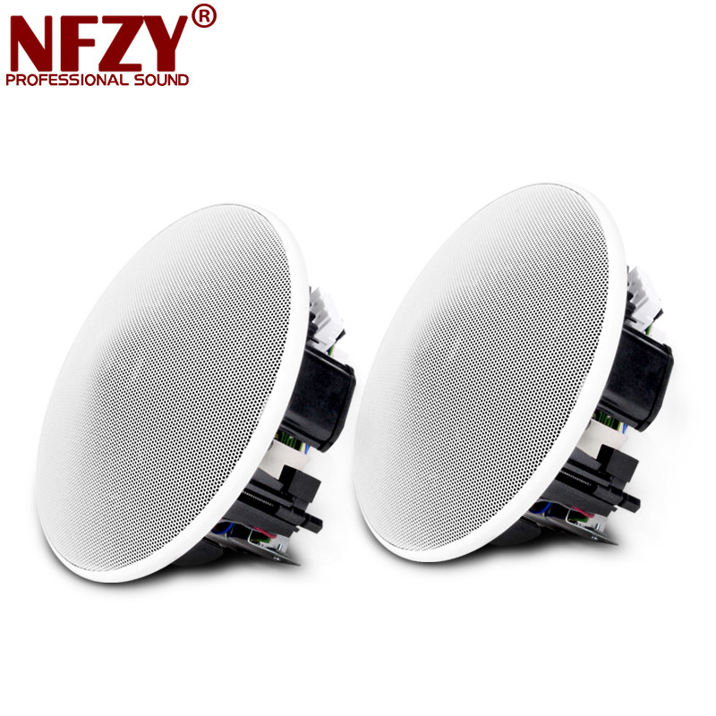 TOA F-2352SC wide diffusion two-frequency high-fidelity ceiling speaker embedded ceiling speaker 6W