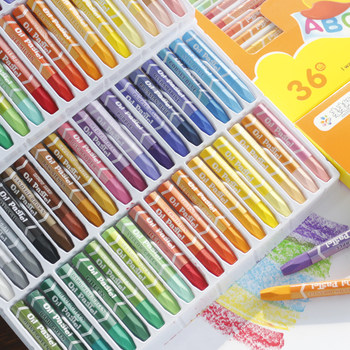 12-Color, 24-Color, 36-Color Oil Pastel Set Crayons for Students, Children, Kindergarten Art Supplies, Safe and Washable