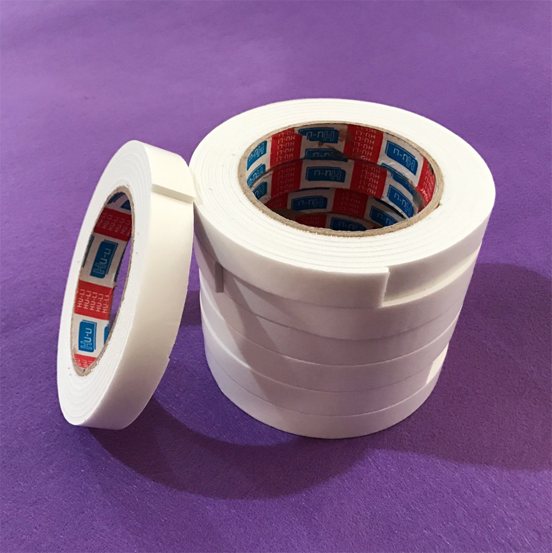 1 8CM powerful foam sponge double-sided adhesive with white children's kindergarten handmade adhesive material