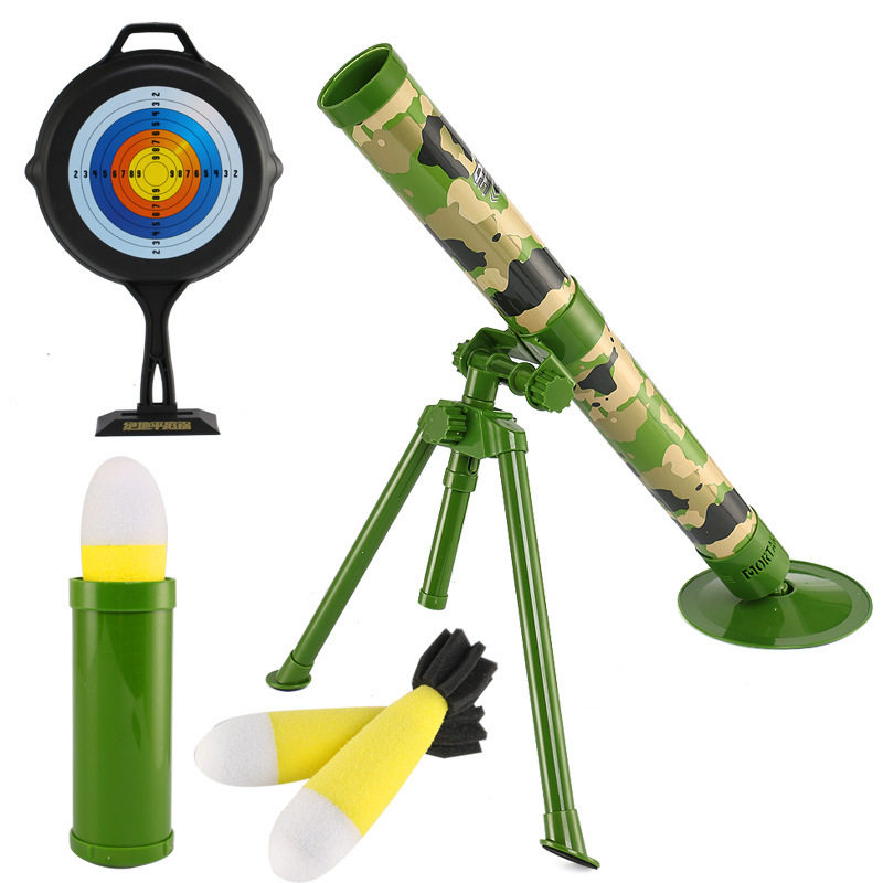 Humbling Popular Children's Jedi Mortar Model Can Launch Rocket Artillery Fire Simulation Military Sound And Light Type Toy