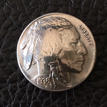 Japanese-style financial cloth buckle coin buckle real coin deduction 5 cents cents 5 cents Indian head pattern