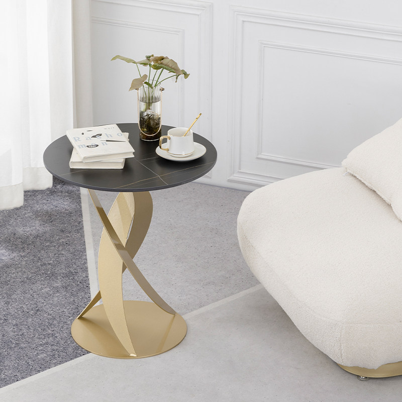 Nordic Light Extravagant Modern Rockboard Corner A Few Combinations Minima Small Family Living Room Home Tea Table Round Marble Edge A Few