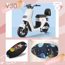 Jadie electric car V30 sunscreen cover anti-UV seat cover heat insulation cartoon Four Seasons protective sleeves