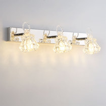 Mirror headlight bathroom stainless steel LED toilet wall lamp waterproof and rust-proof vanity bathroom punch-free lamp