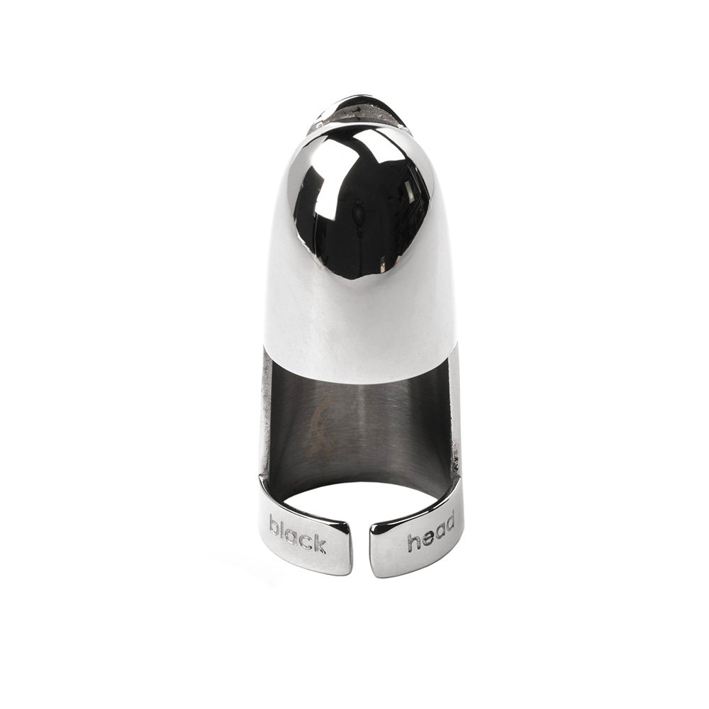 Bague mixte BLACK HEAD en Acier au titane - Ref 3088439 Image 3