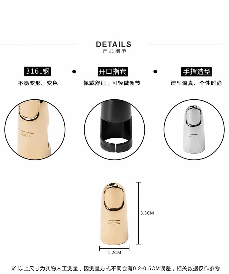 Bague mixte BLACK HEAD en Acier au titane - Ref 3088439 Image 20