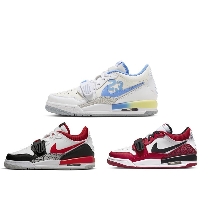 Jordan Legacy Aj312 Gs White Blue White Red Chicago Low-Top Retro Basketball Shoes Cd9054-160 Jordan Legacy Aj312 Gs White Blue White Red Chicago Low-Top Retro Basketball Shoes Cd9054-160