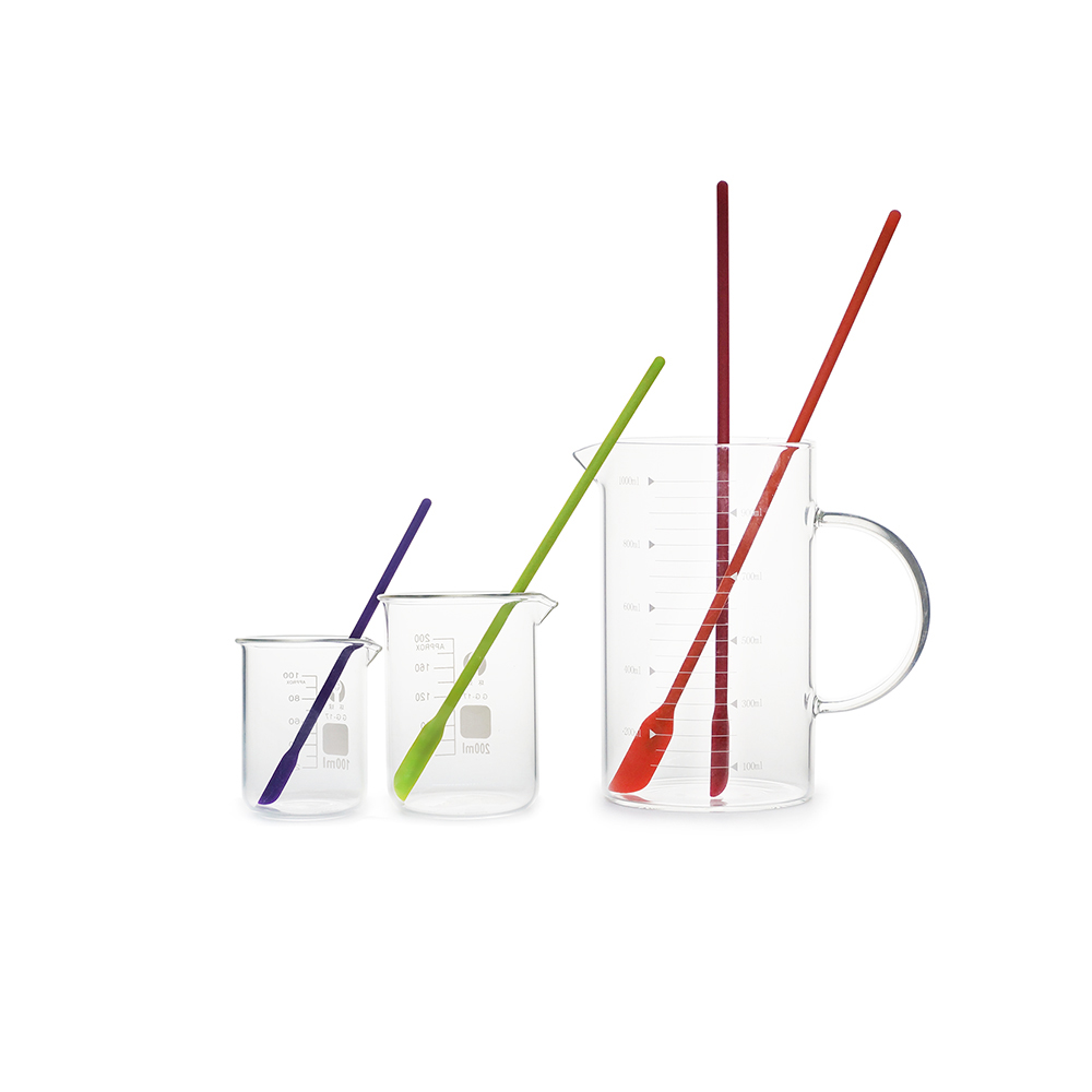 Mini silicone scraper 4-piece set of skin care products scraper manual skin rendering tool