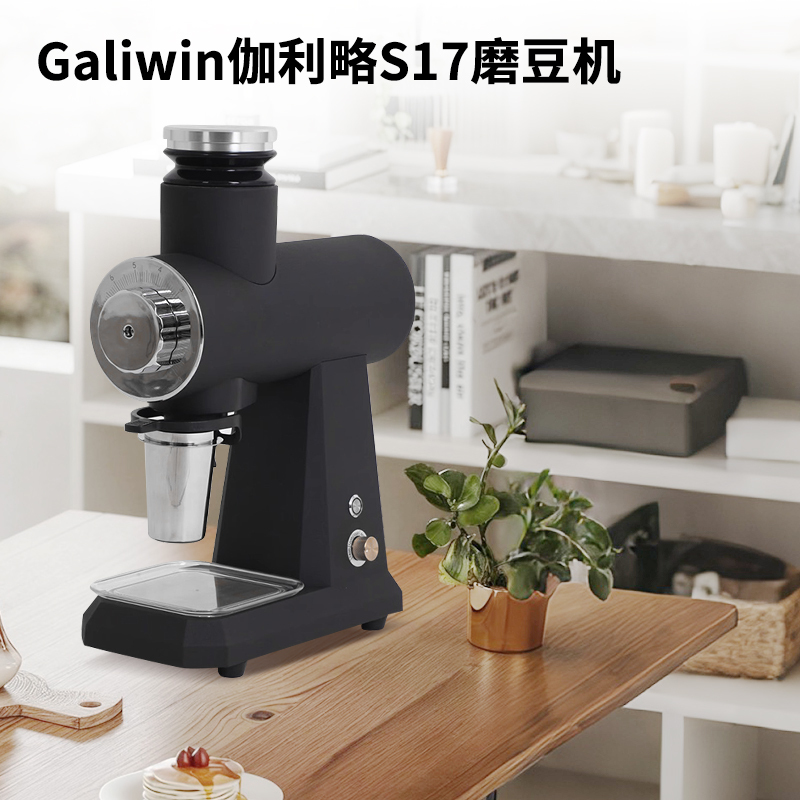 Galiwin Galileo S17 Single-Brew Coffee Grinder for Home and Commercial Use, Dual-Purpose Espresso Grinder 74mm