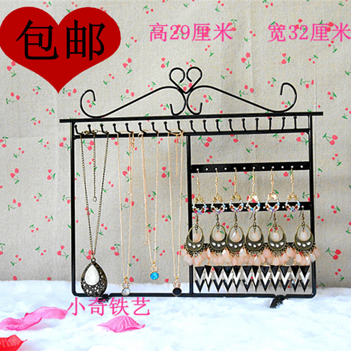 Jewelry Rack Display Rack Jewelry Rack Earring Rack Creative Hanger Hand Storage Box Ear Needle Necklace Rack Girls